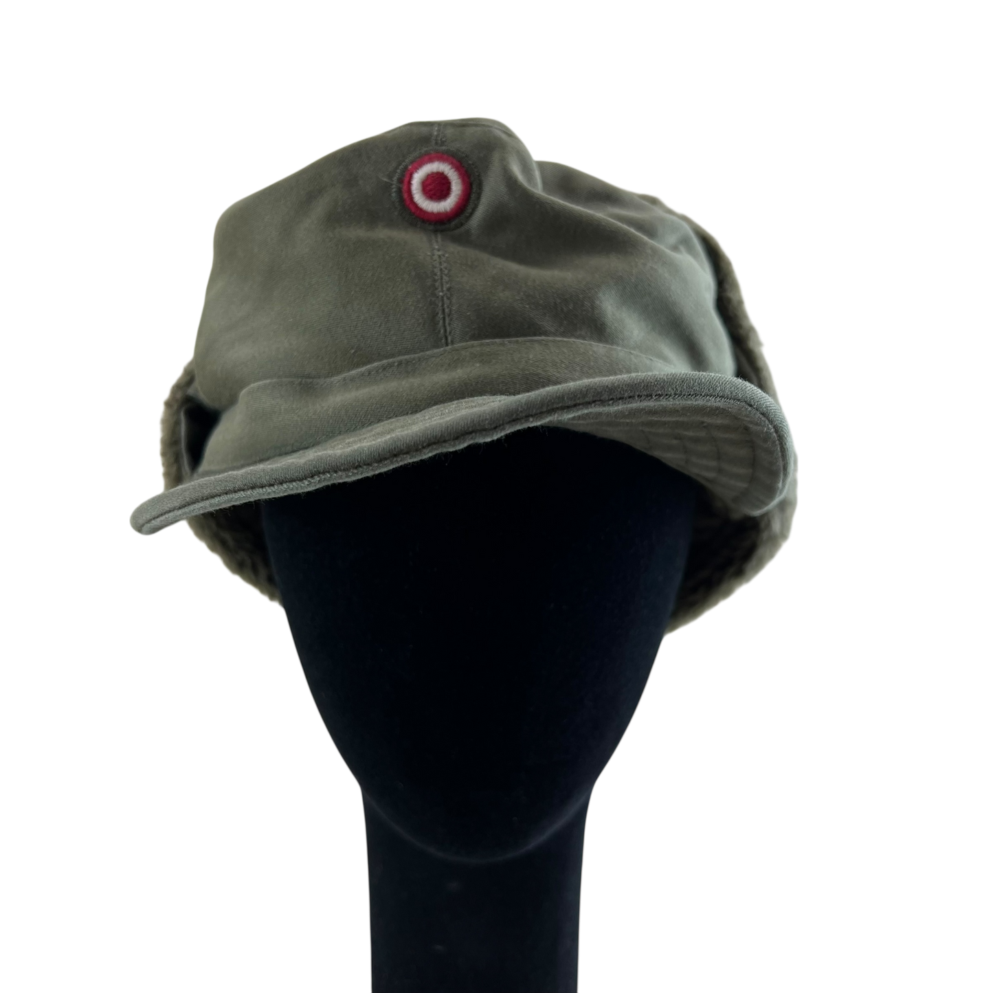 Austrian Army Olive Drab Cold Weather Trapper Cap - Medium 58cm