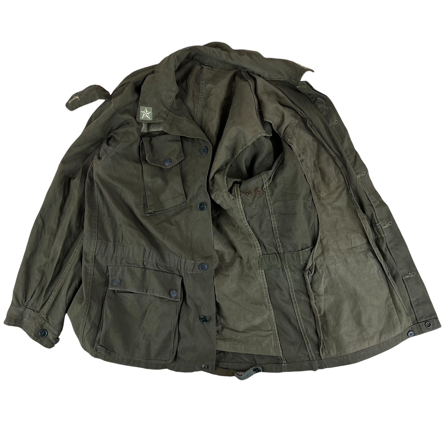 Italian Army Olive Drab Roma 75 Safari Jacket - Medium