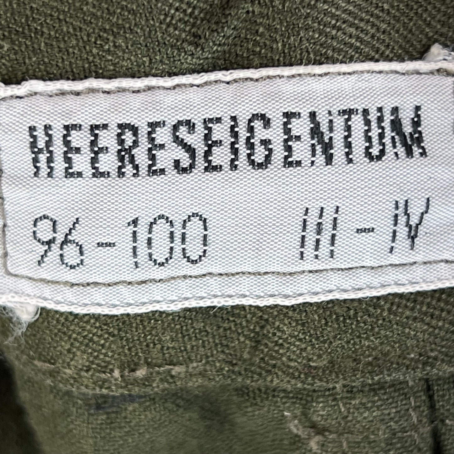 Austrian Army Olive Green Fatigue Trousers - W35 L31