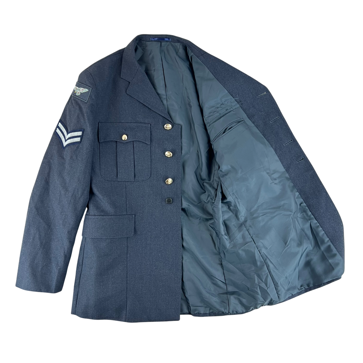 British Royal Air Force No. 1 Dress Jacket w/ Belt - Large