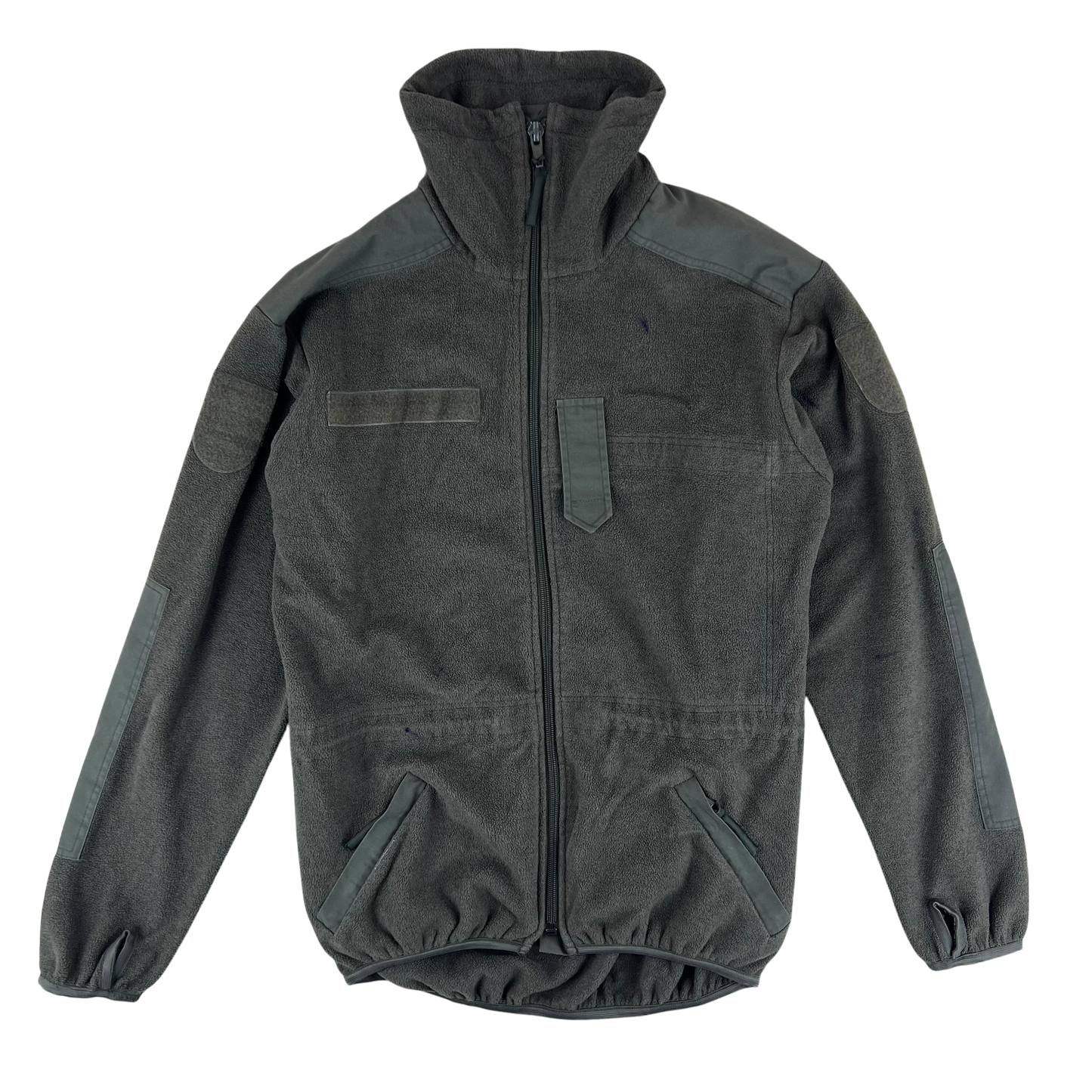 Austrian Army Olive Fleece Cardigan -