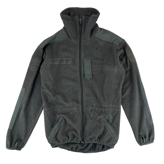 Austrian Army Olive Fleece Cardigan -