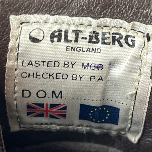British Army Altberg Brown Combat Boots - Size 7