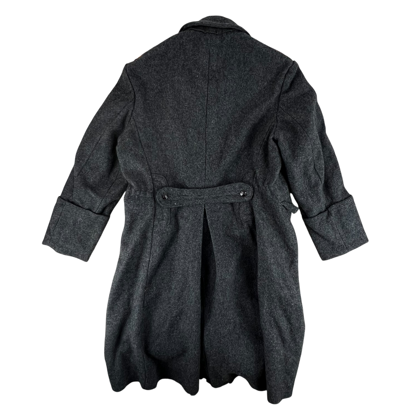 Bulgarian People's Army 80s Grey Wool Greatcoat - Large