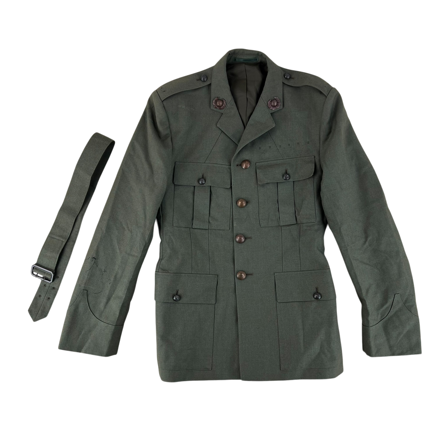 British Royal Marines Lovat No. 5 Dress Jacket w/ Belt - Medium