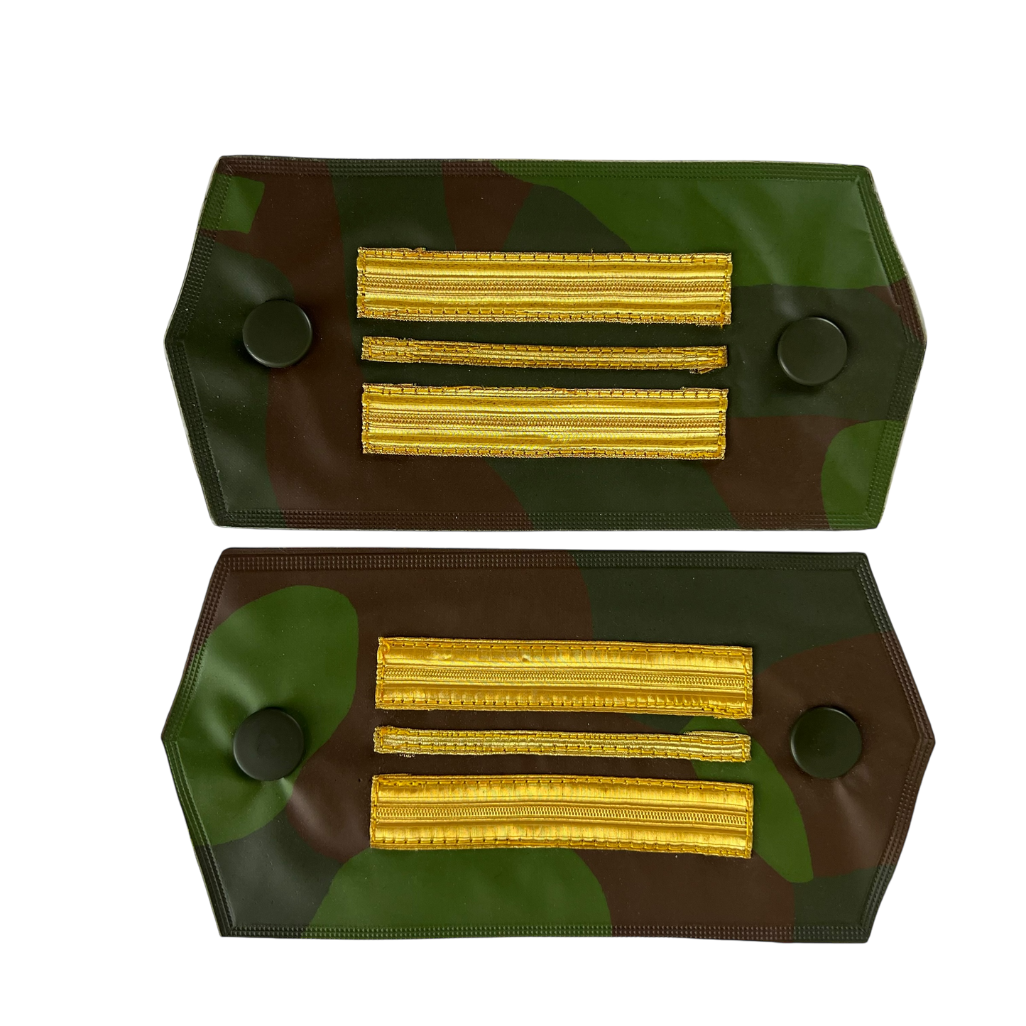 Finnish Army M91 Camo Pair of Captain Rank Cuff Tabs