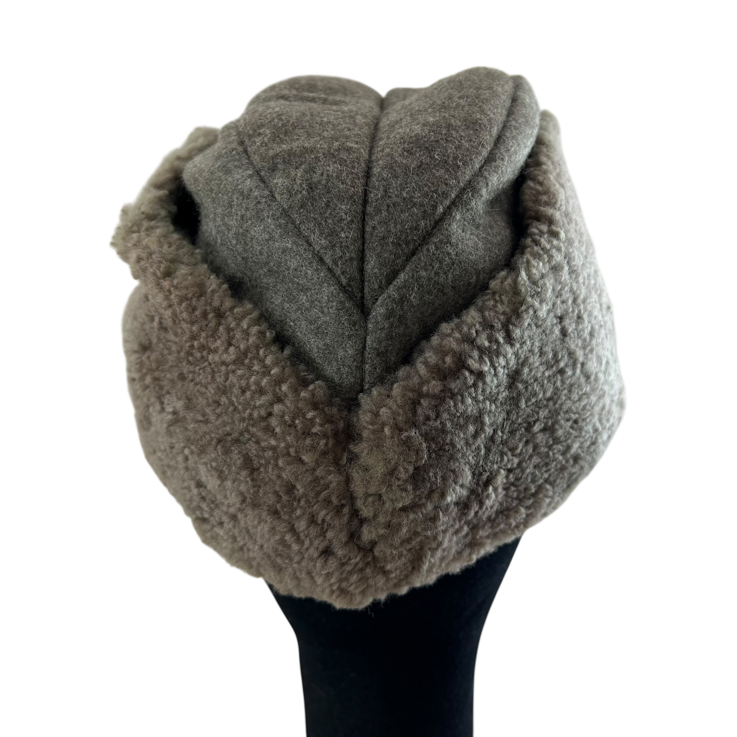 Swedish Army WW2 M43 Wool Ushanka Cap - Small 56cm