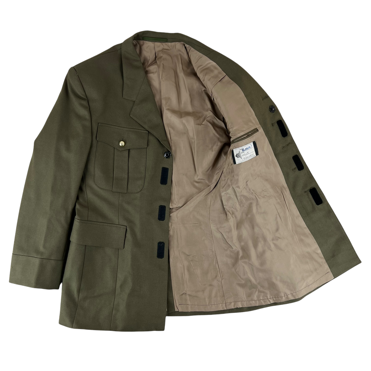 Belgian Army Khaki Tan Dress Jacket - Medium