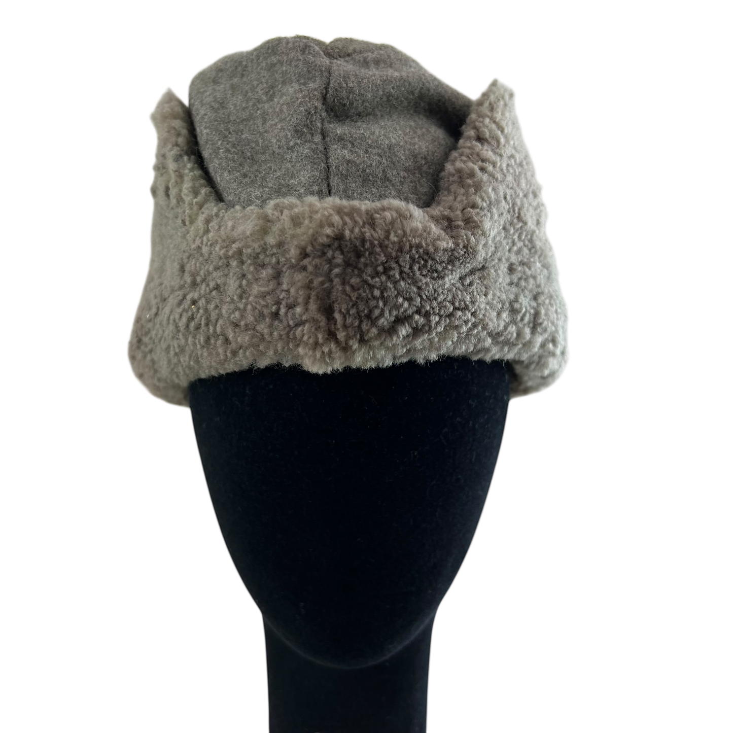 Swedish Army WW2 M43 Wool Ushanka Cap - Small 56cm
