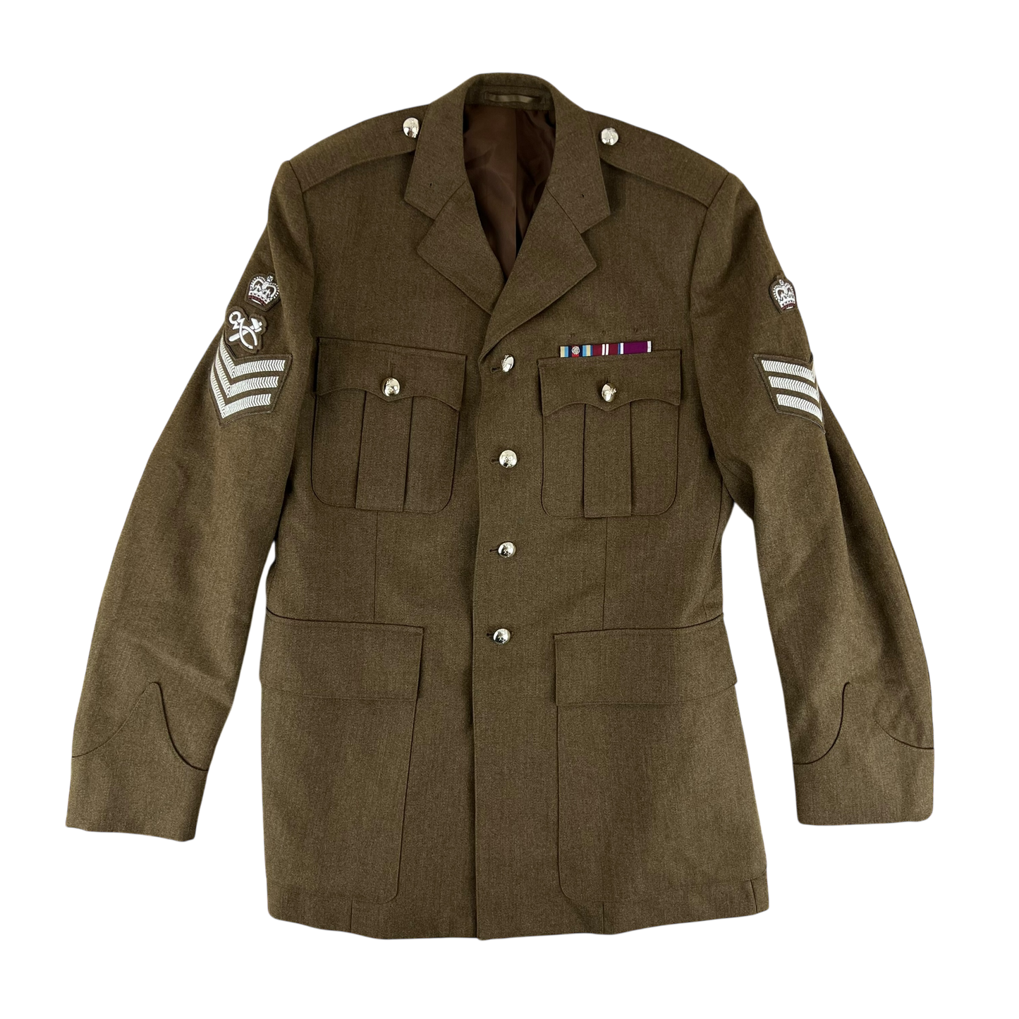 British Army No. 2 Brown Dress Jacket - REME - Large 188/104