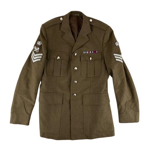 British Army No. 2 Brown Dress Jacket - REME - Large 188/104