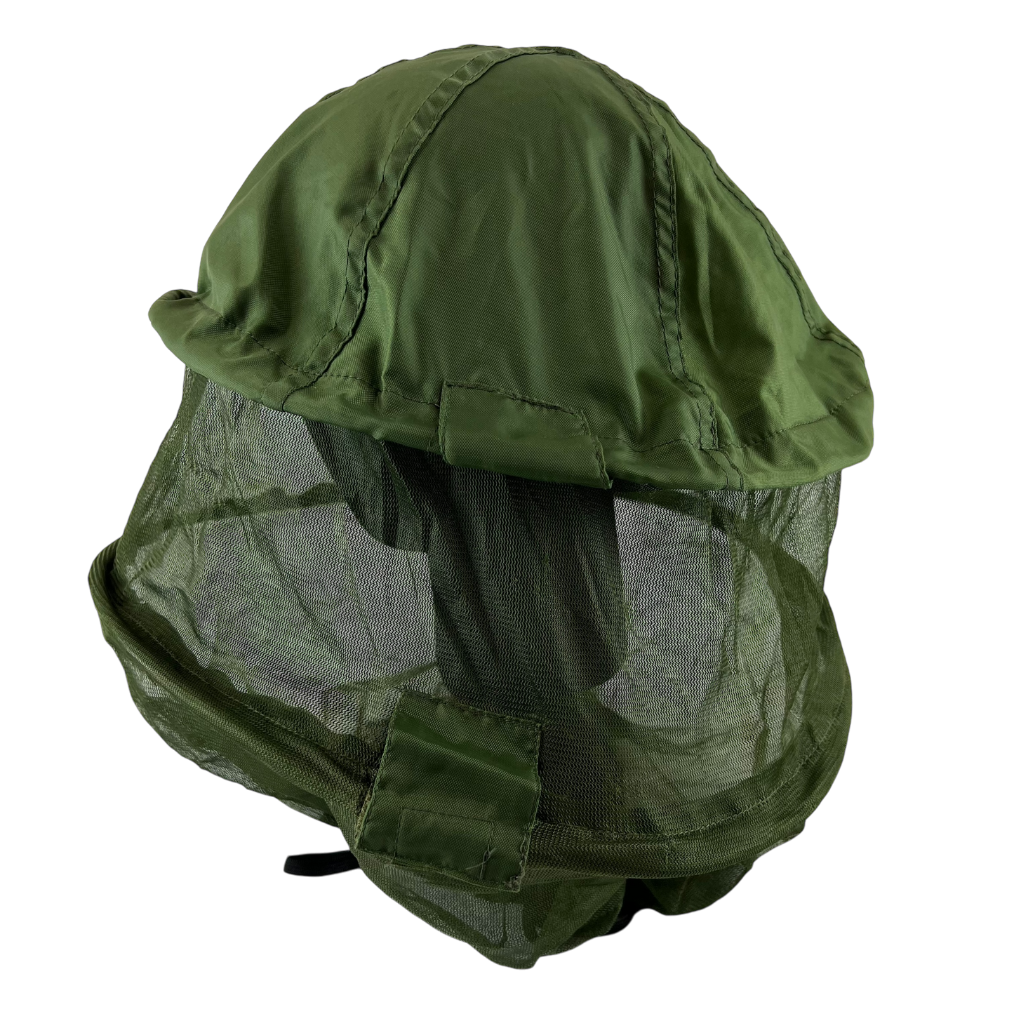 Dutch Army Olive Green Mosquito Netting Helmet Cover #2