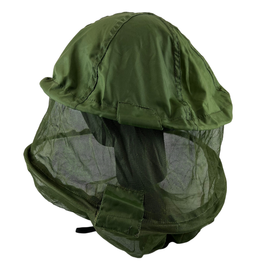 Dutch Army Olive Green Mosquito Netting Helmet Cover #2