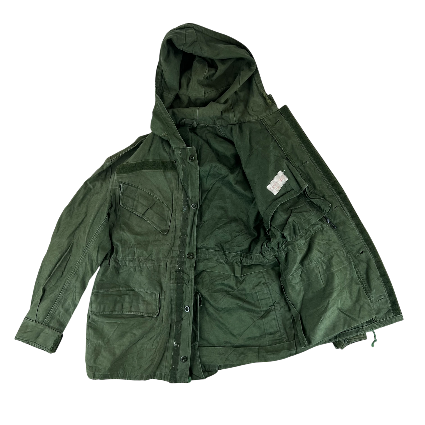 Belgian Army M64 Olive Green Field Jacket - Large