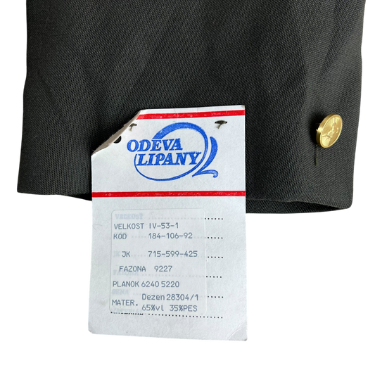 Slovak Army M97 Olive Green Dress Jacket w/ Patch - Large