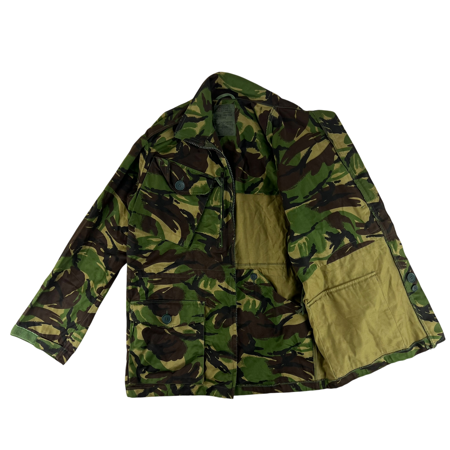 British Army 84 Pattern Woodland DPM Camo Combat Smock - Large 180/104