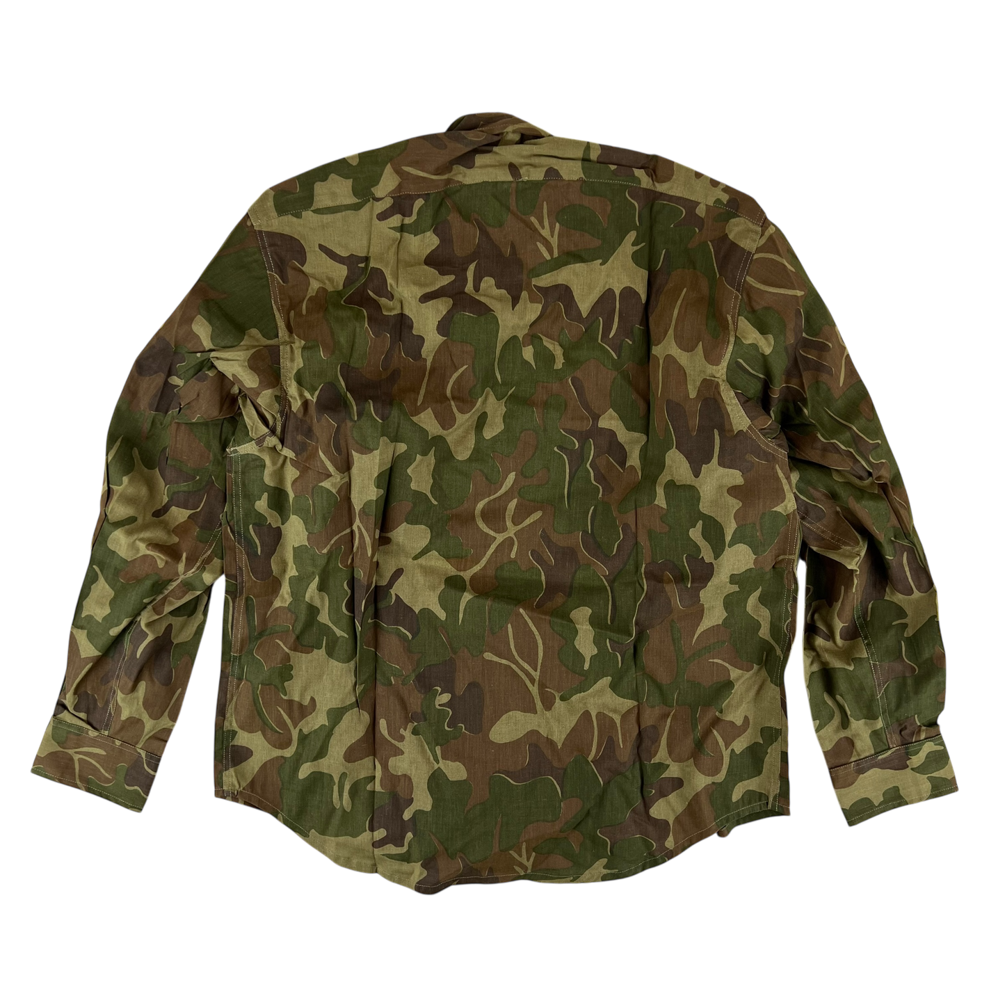 Romanian Army M1990 "Leaf" Camouflage Long Sleeve Shirt - Large