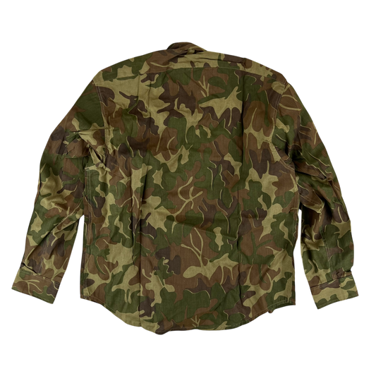 Romanian Army M1990 "Leaf" Camouflage Long Sleeve Shirt - Large