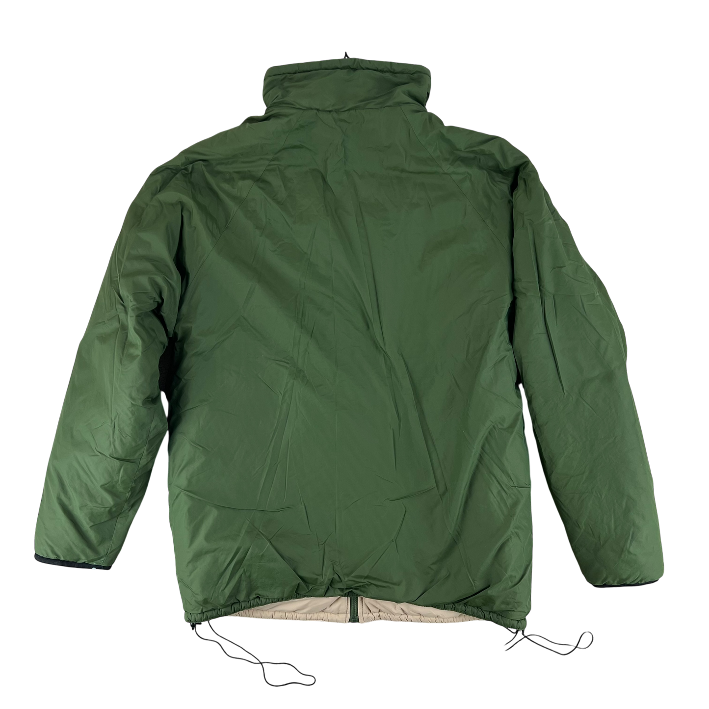 British Army Reversible Thermal Olive Green / Tan Quilted Jacket - Medium