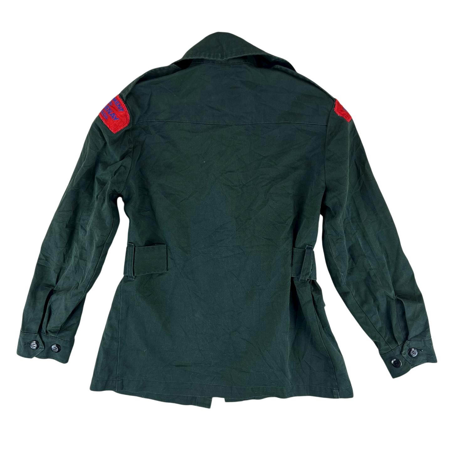 Canadian Army Women's 80's Green CF Cadets Safari Jacket - Small