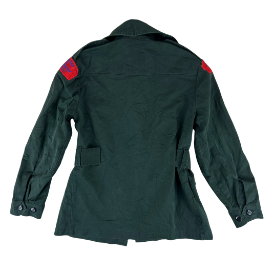 Canadian Army Women's 80's Green CF Cadets Safari Jacket - Small