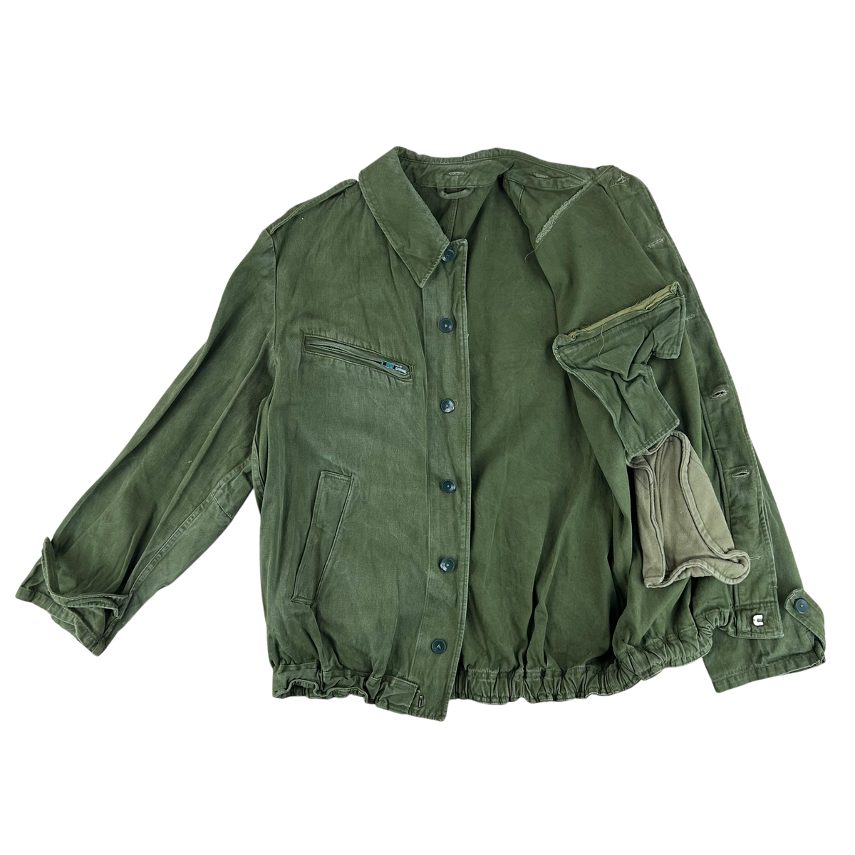 Hungarian People's Army Olive Green M75 Tanker Jacket - Large