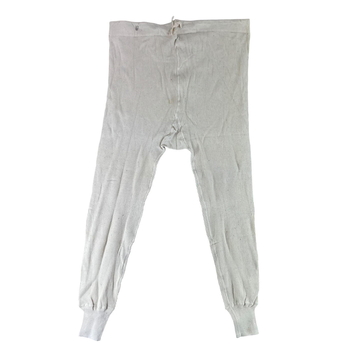 Swedish Army 40s Cream Long Johns Trousers - W34 L29