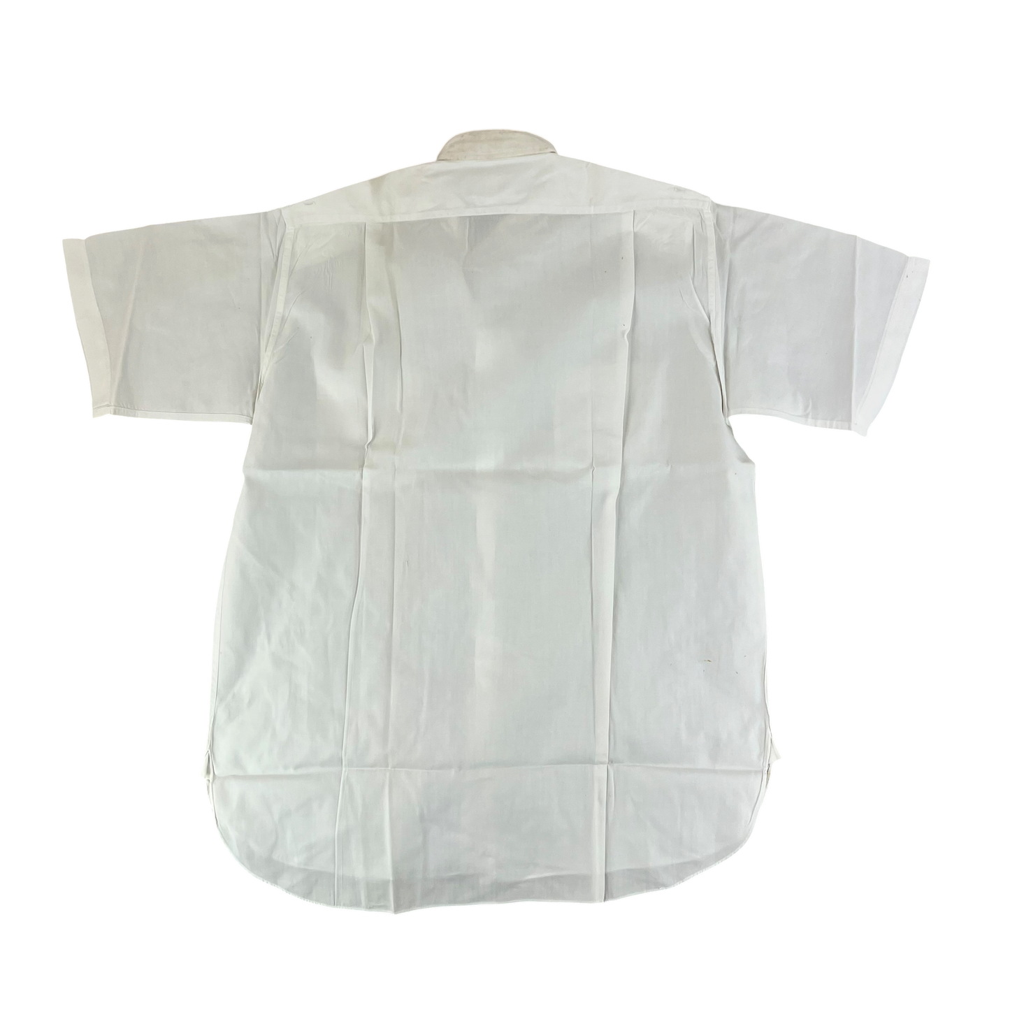 British Merchant Navy 50s Officer's Tropical Short Sleeve Shirt - Large