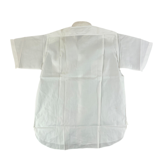 British Merchant Navy 50s Officer's Tropical Short Sleeve Shirt - Large