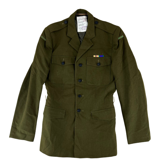 British Army 1980 Pattern No. 2 Olive Green Dress Jacket - Rifles Regiment - Large 188/104