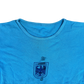 West German Army 70s Blue Training T Shirt - Large