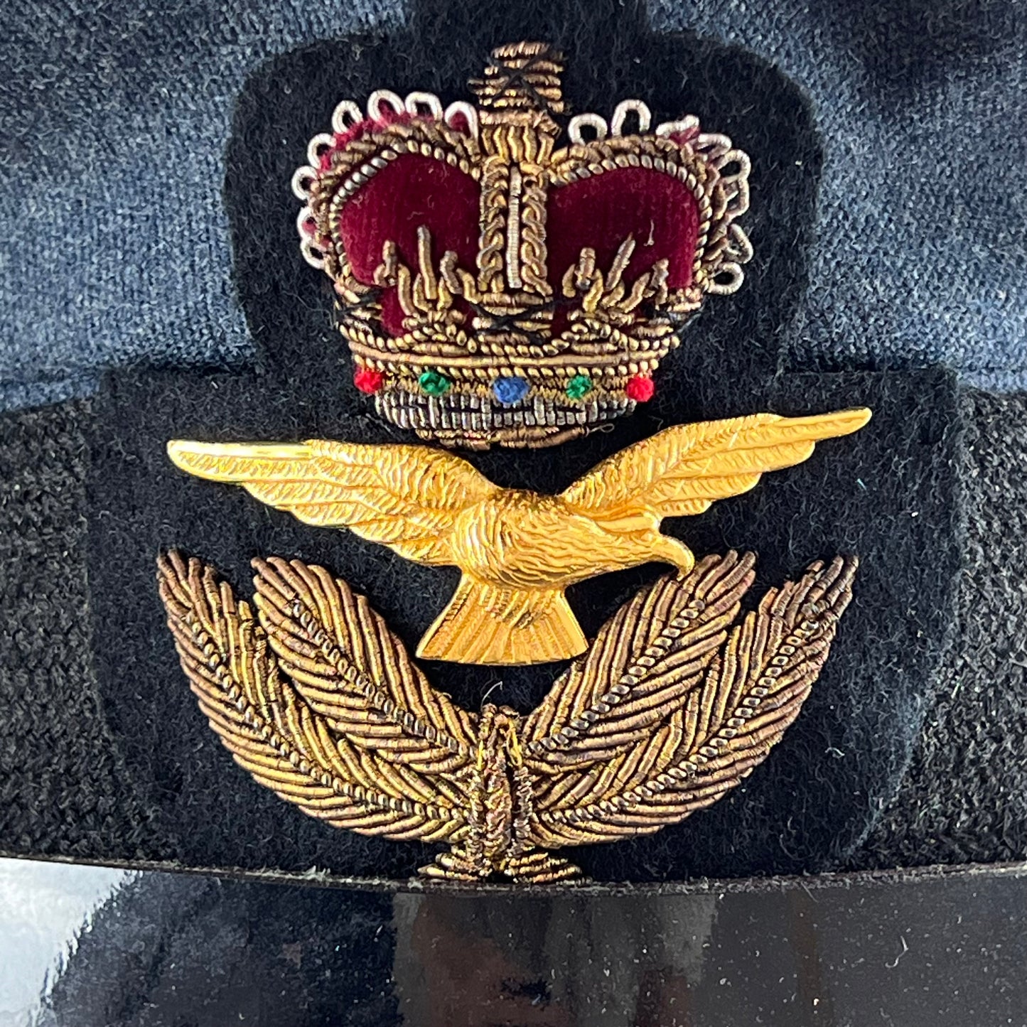 British RAF Officer's Peaked Dress Cap - Medium 58cm