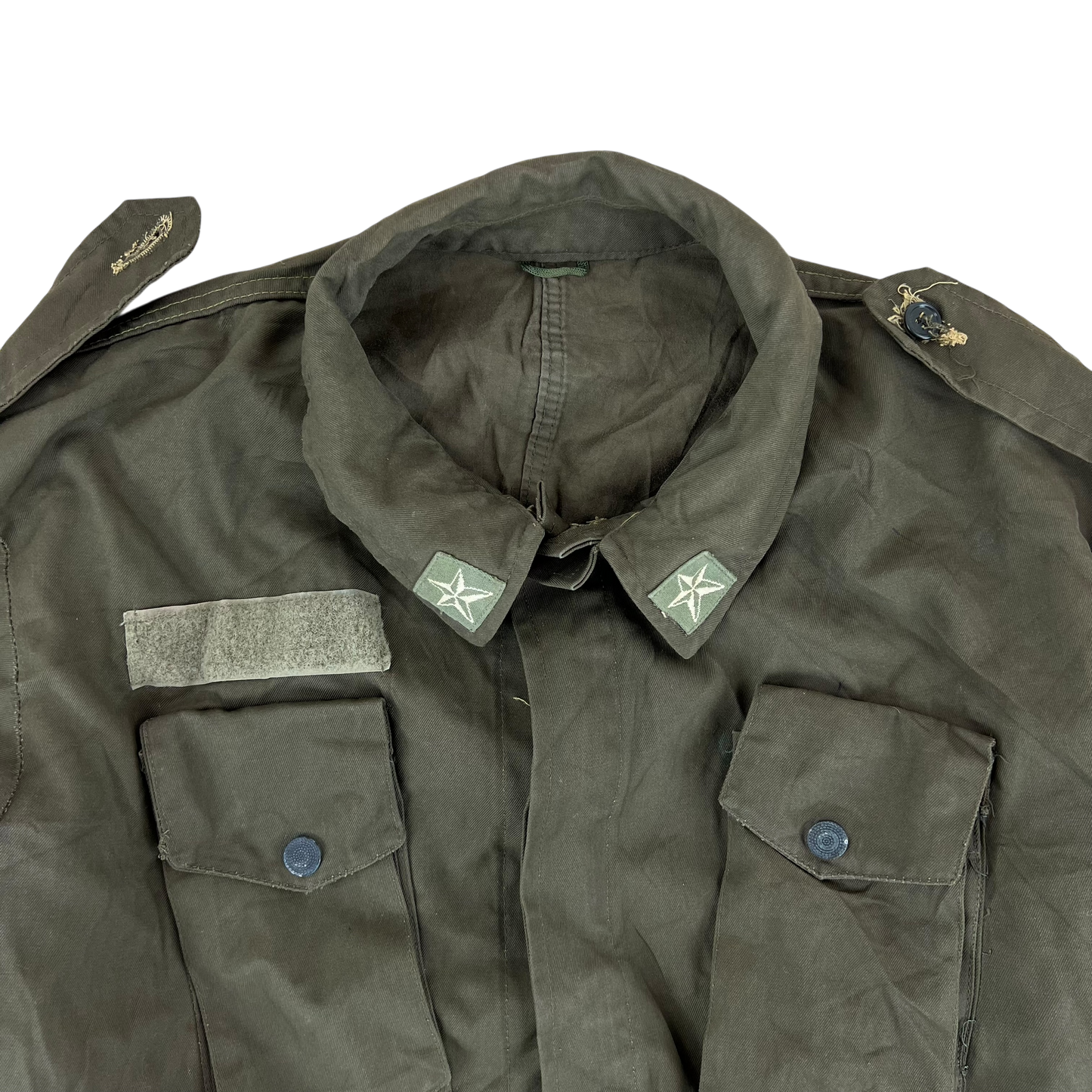 Italian Army Olive Drab Roma 75 Safari Jacket - Medium