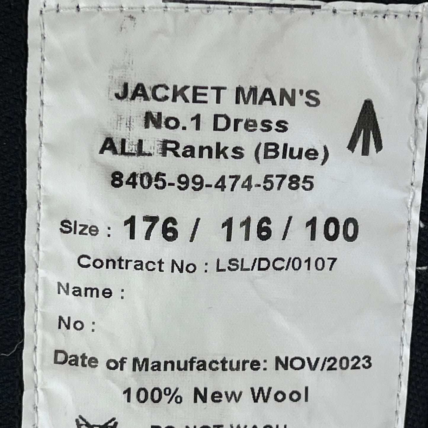 British Army No. 1 Dress Jacket - Large 176/116