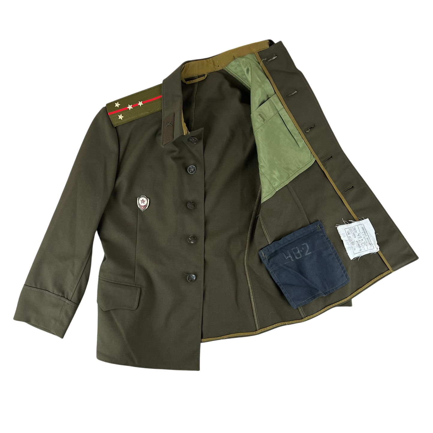 Soviet Red Army M69 Khaki Olive Jacket & Trouser Uniform Set - Medium