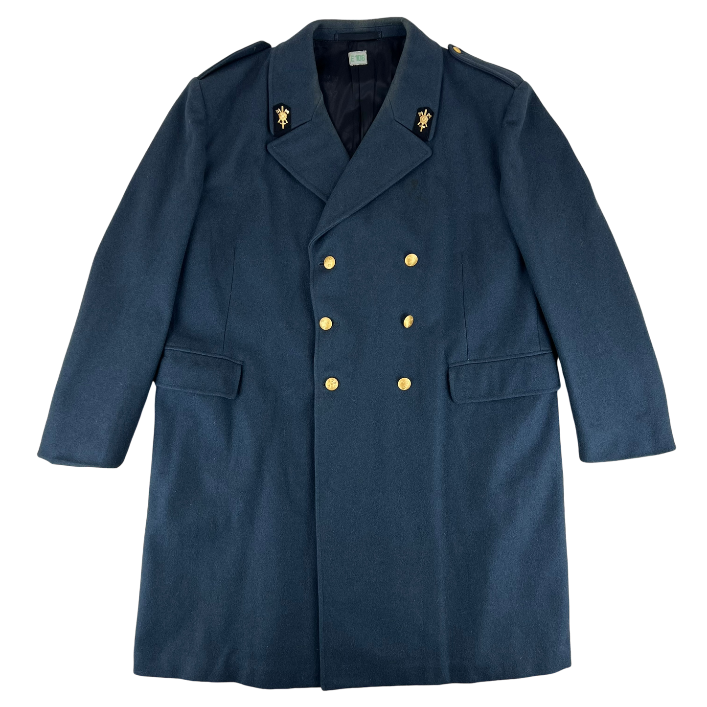 Swedish Air Force M60 Wool Dark Blue 3/4 Length Greatcoat - XX Large