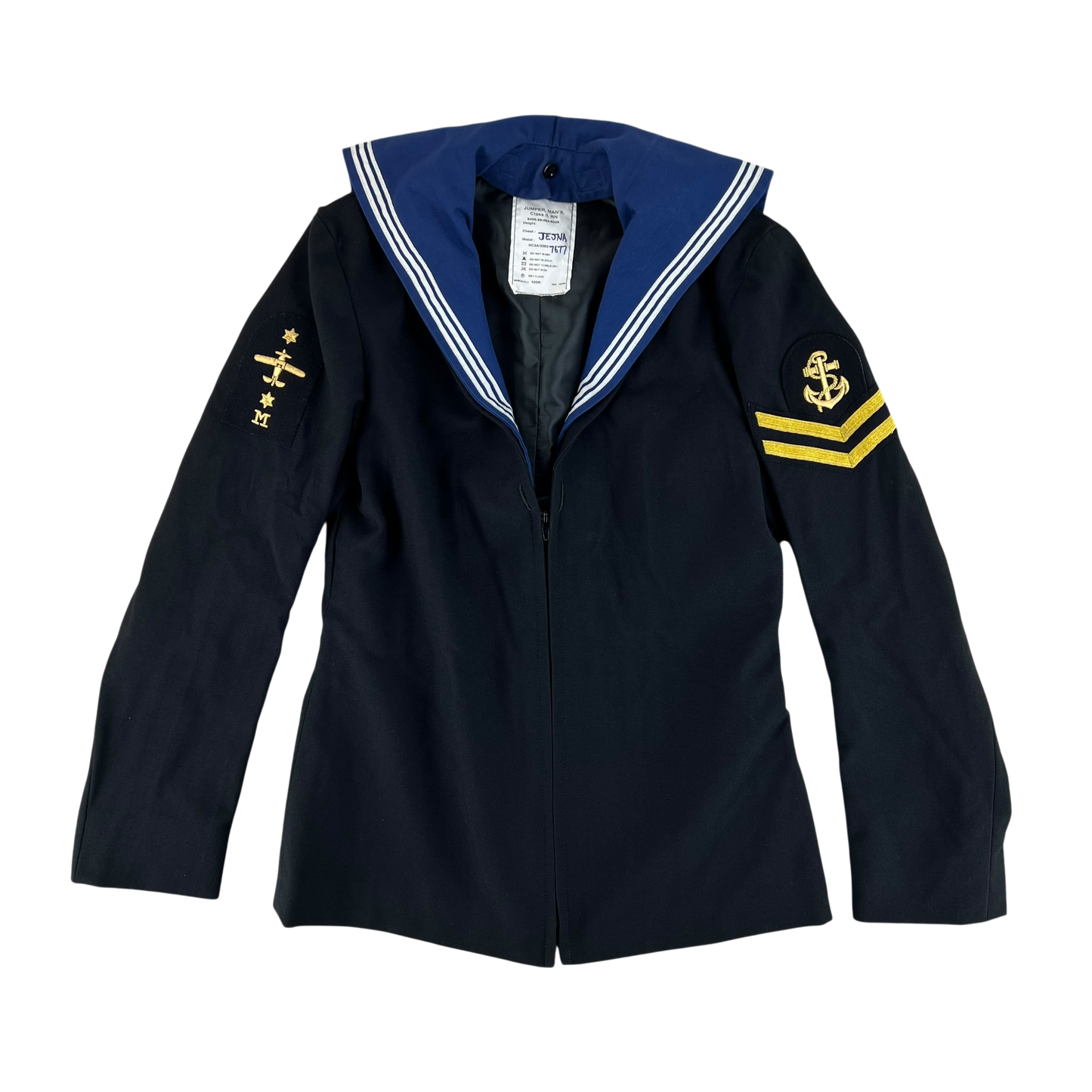 British Royal Navy Class II Jumper Sailor's Top - Medium 100R