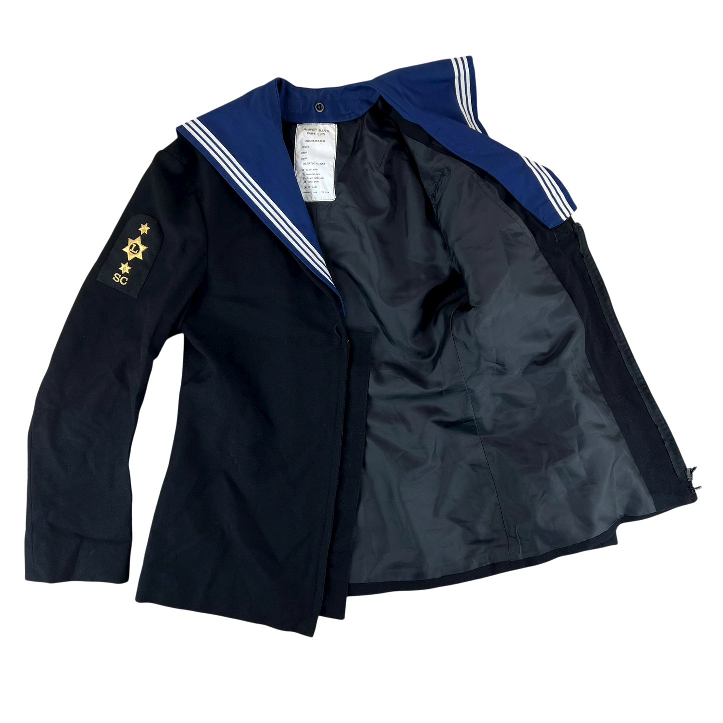 British Royal Navy Class II Jumper Sailor's Top - Large 104R