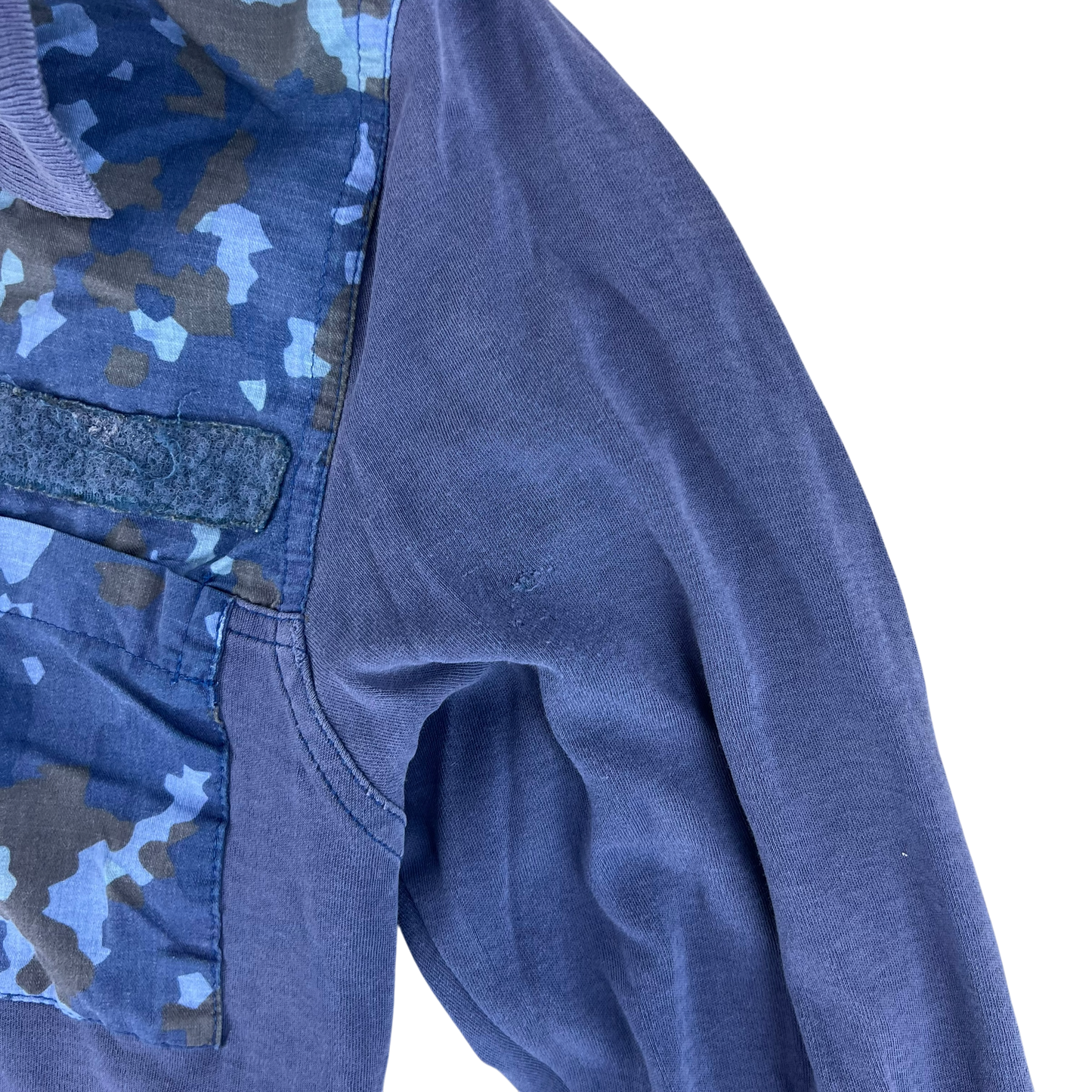 Romanian Navy M2017 Blue Camouflage Polo Top - Medium