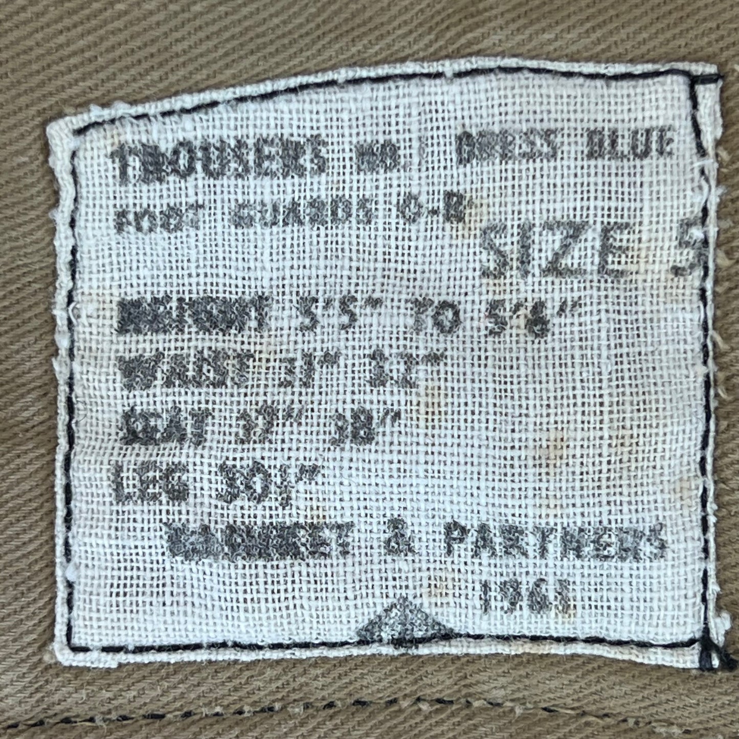 British Army 60s Footguards No 1 Blues Dress Trousers - W32 L29