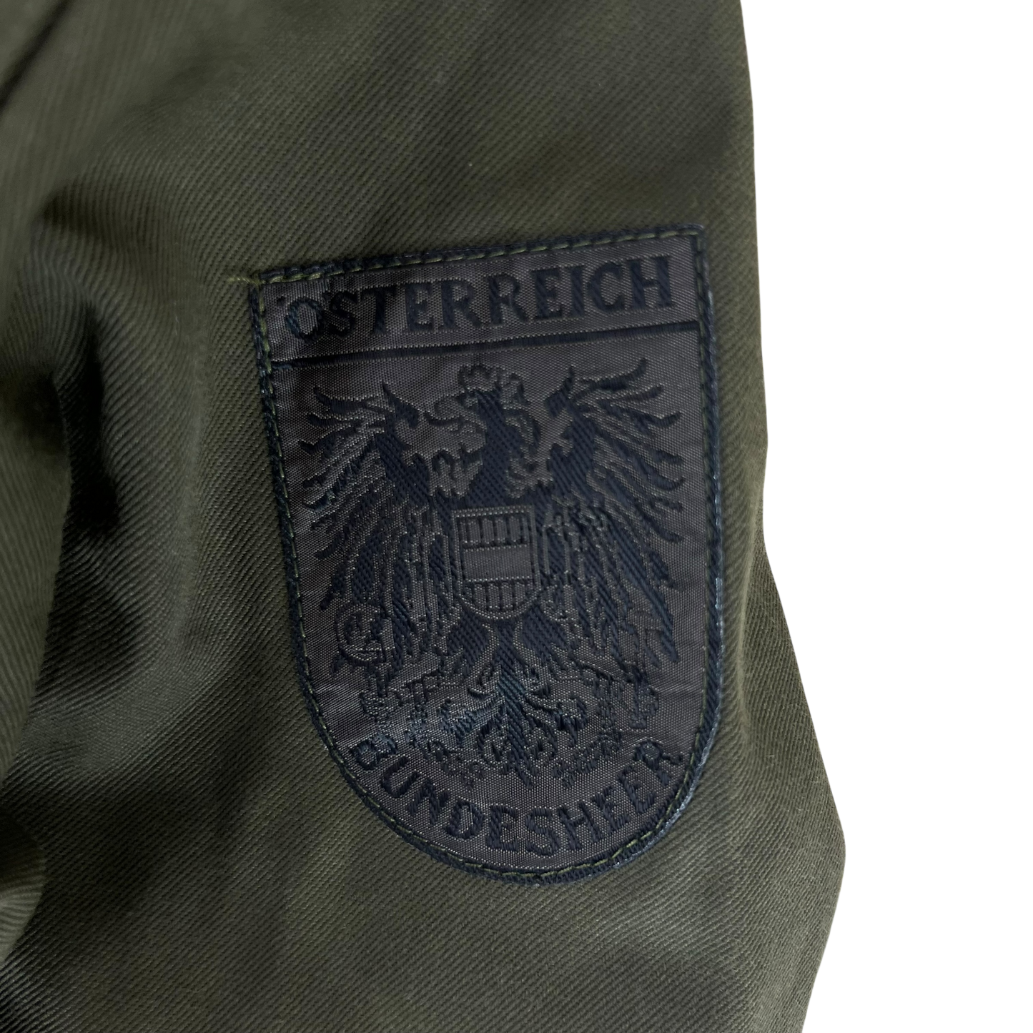 Austrian Army Olive Drab Long Sleeve Field Shirt - Medium 96-100 III-IV