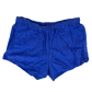 West German Army Cotton PTI Blue Swim Shorts - Small