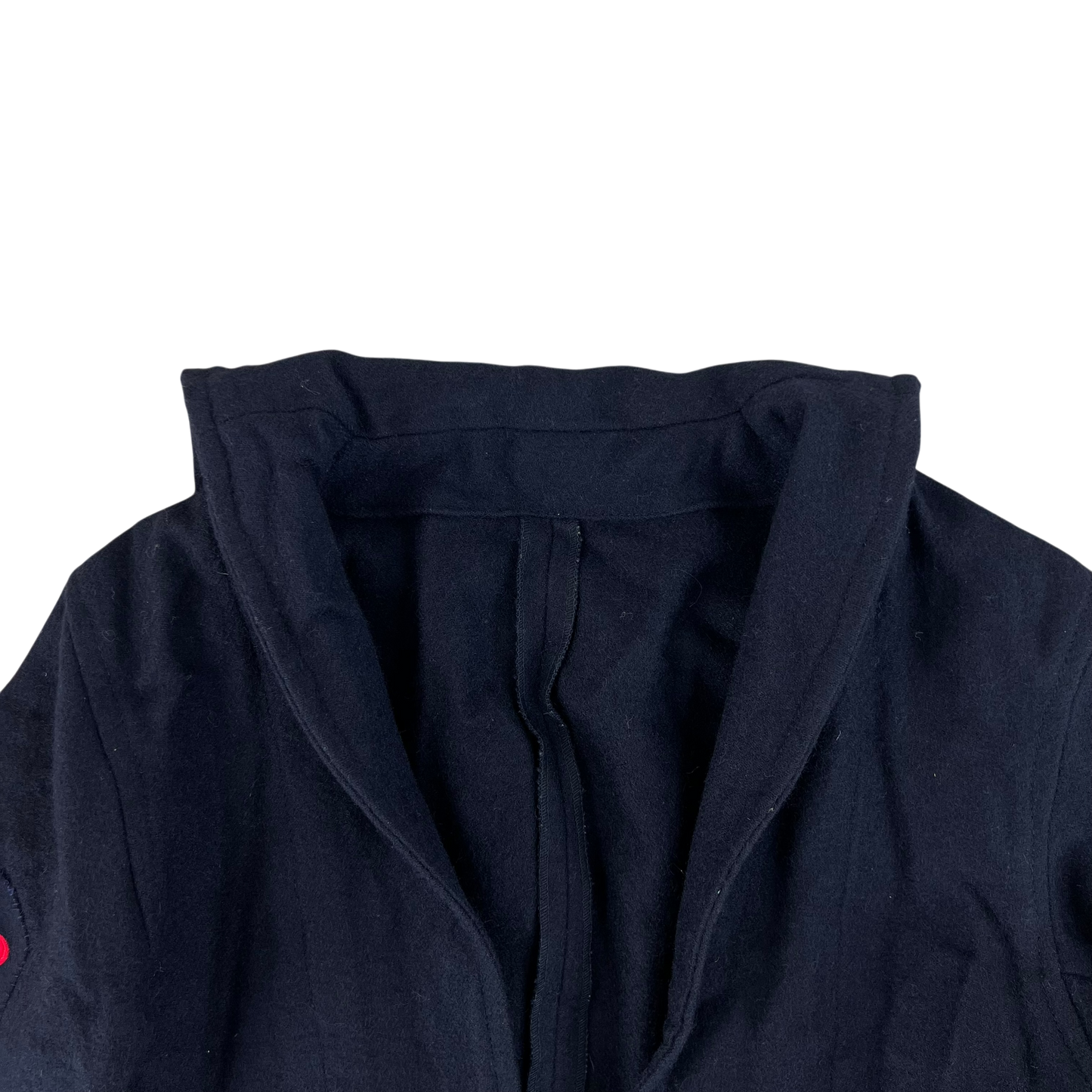 British Royal Navy 60s Blue Serge Coat Sailor's Top - Medium