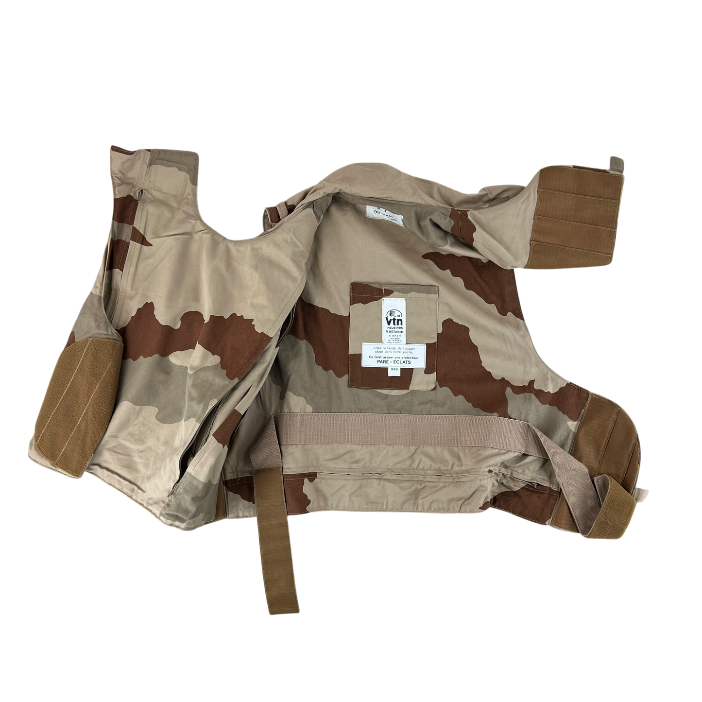 French Army Desert Camouflage Body Armour Vest - Medium / Large