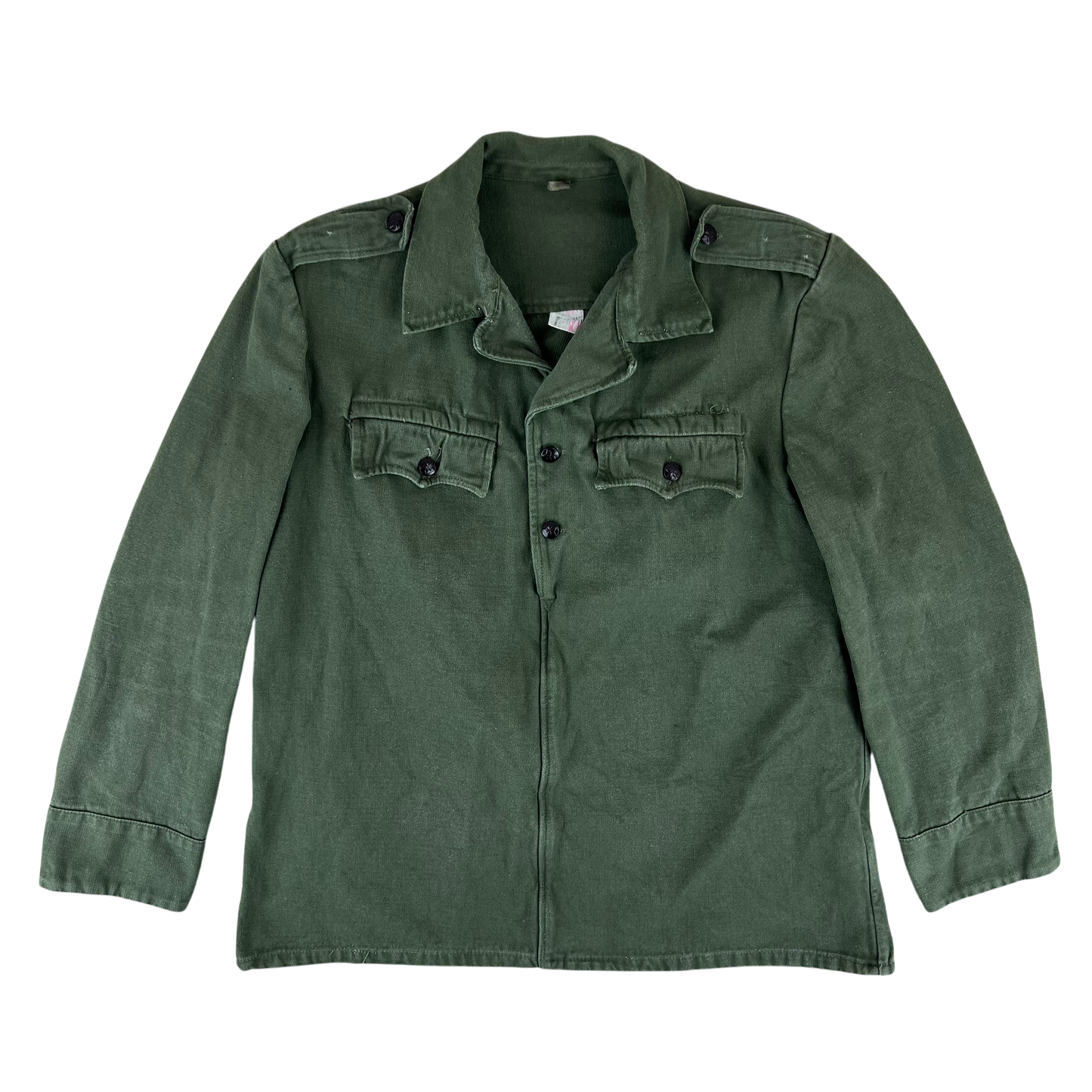 Bulgarian People's Army Olive Green Cossack Shirt - Medium