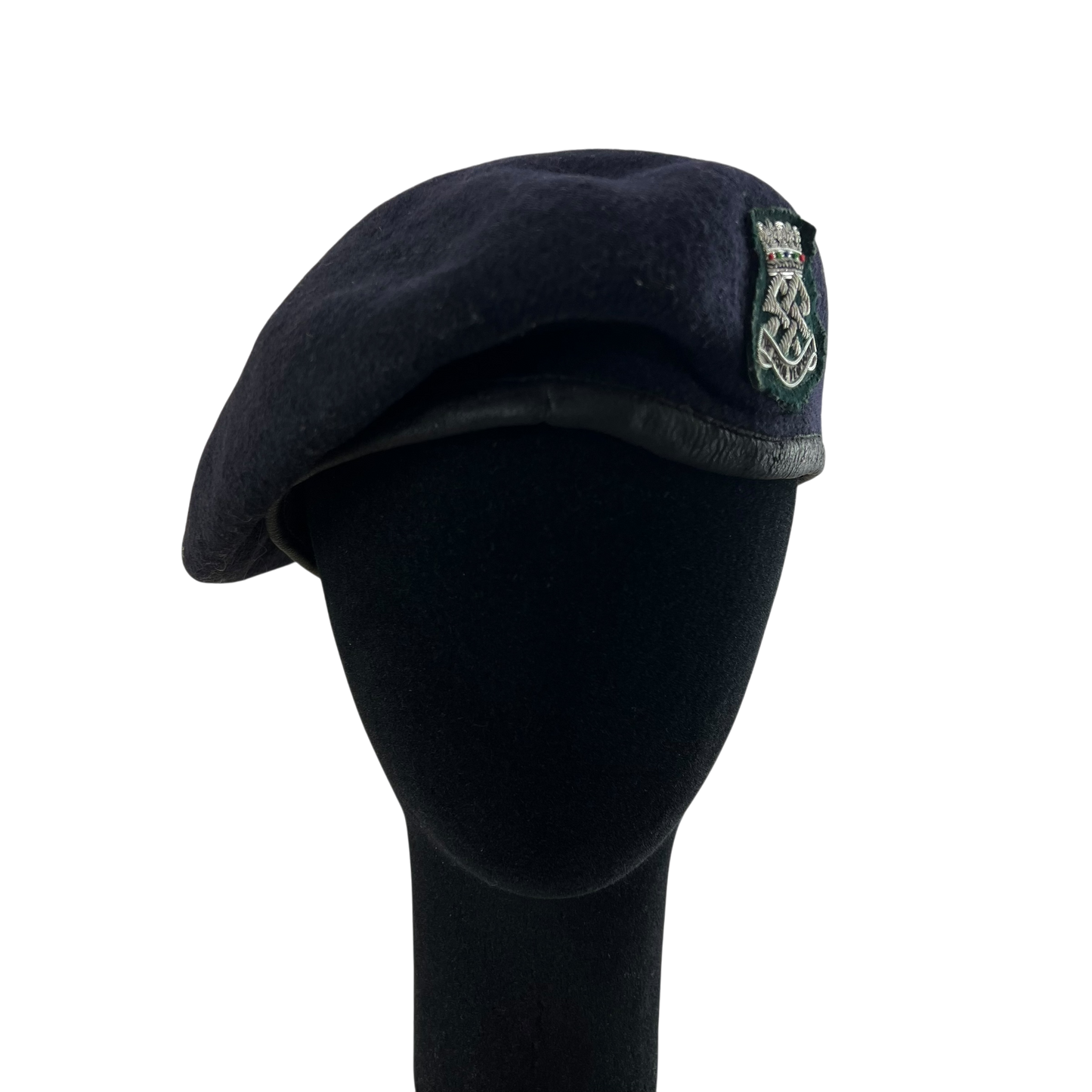 British Army Beret w/ Patch - Royal Yeomanry - Medium 58cm