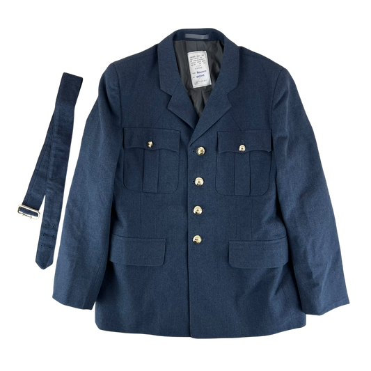 British Royal Air Force No. 1 O.A. Dress Jacket w/ Belt - Large 170/108