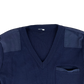 Dutch Navy Blue V Neck Pullover Jumper - Small