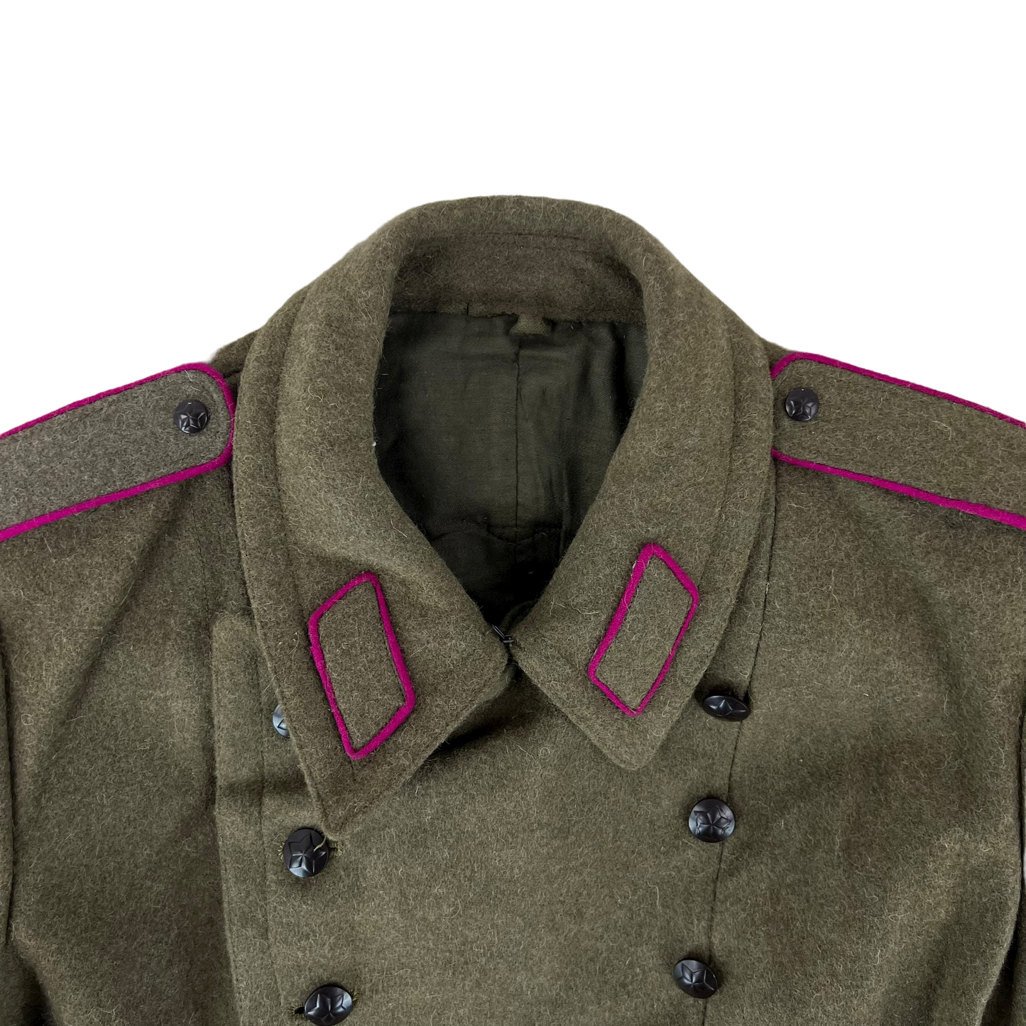 Bulgarian People's Army Khaki Wool Greatcoat - Large