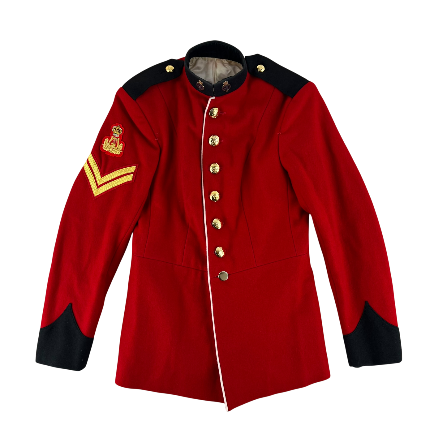 British Army Red Tunic Jacket - Queen's Division Minden Band - Small